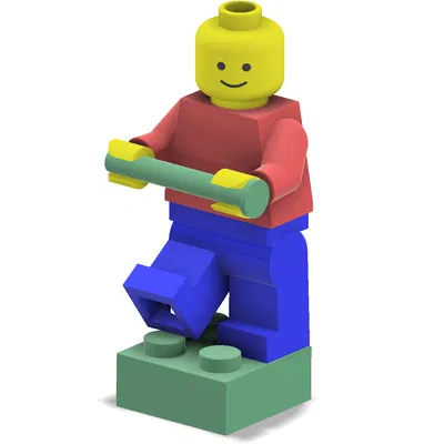 Giá Đỡ Giấy Vệ Sinh Hình Lego Khổng Lồ