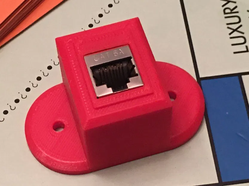 Đế Gắn Jack RJ45 Âm Sàn Cho Cáp Mạng Ethernet - Image 1