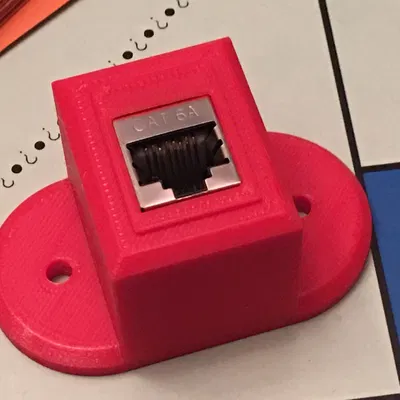 Đế Gắn Jack RJ45 Âm Sàn Cho Cáp Mạng Ethernet