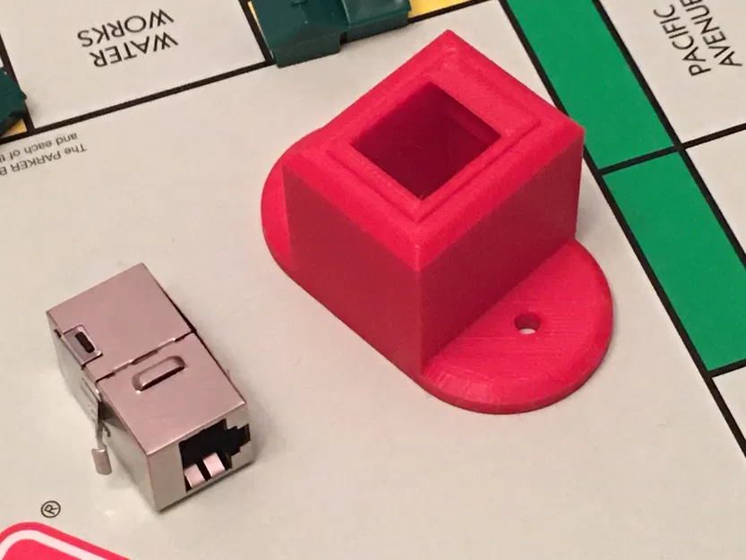 Đế Gắn Jack RJ45 Âm Sàn Cho Cáp Mạng Ethernet - Image 2