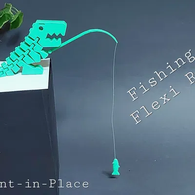 Mô Hình Khủng Long Flexi Rex Câu Cá