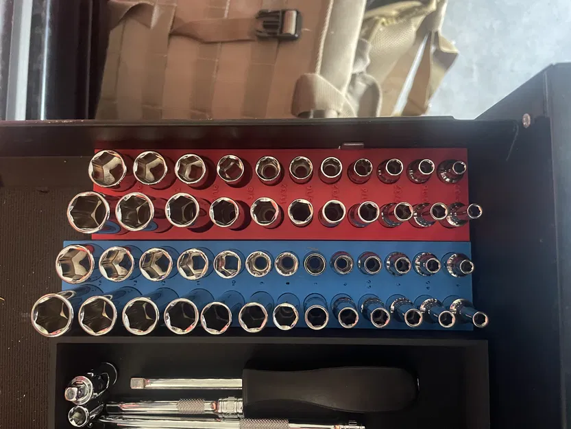 Khay Đựng Bộ Tuýp Quinn 3/8 inch Hiệu Master - Image 2