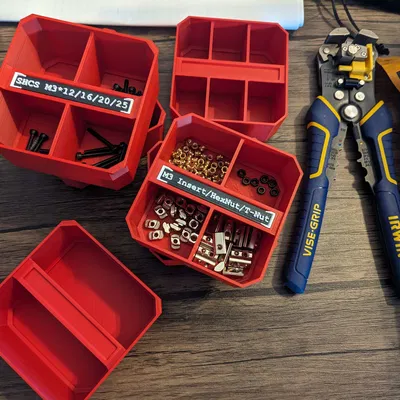 Remix Khay Tổ Chức Có Thể Xếp Chồng Kèm Nhãn Tùy Chỉnh cho Milwaukee Packout