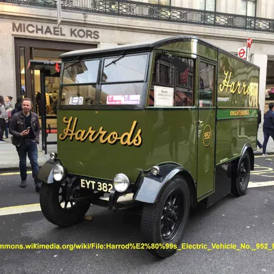 Mô Hình Xe Van Điện Harrods (1-148) Của Windham Grave