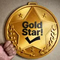Huy Chương Ngôi Sao Vàng Khổng Lồ (& Phiên Bản Nhỏ) - Thumbnail 1
