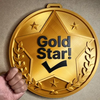 Huy Chương Ngôi Sao Vàng Khổng Lồ (& Phiên Bản Nhỏ)