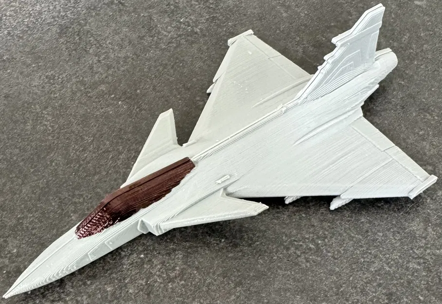 Mô hình Saab JAS-39 Gripen dạng kit card - Image 9