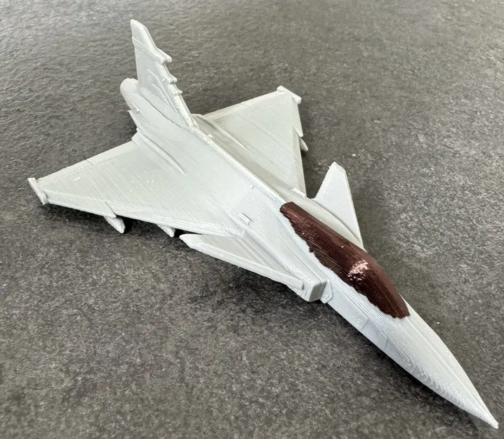 Mô hình Saab JAS-39 Gripen dạng kit card - Image 10