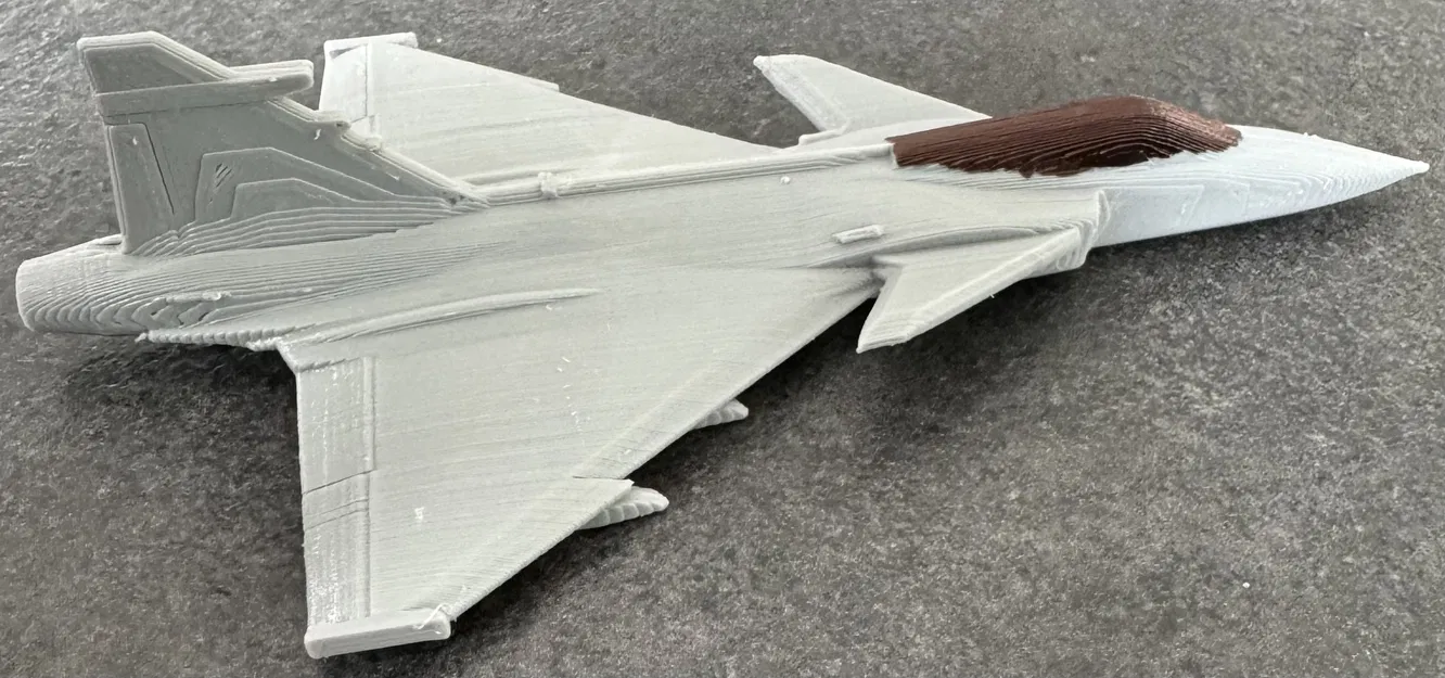 Mô hình Saab JAS-39 Gripen dạng kit card - Image 14