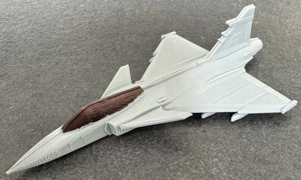 Mô hình Saab JAS-39 Gripen dạng kit card - Image 15