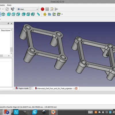 Giá đỡ phụ kiện máy làm bánh Kenwood Chef (4 và 6 món)