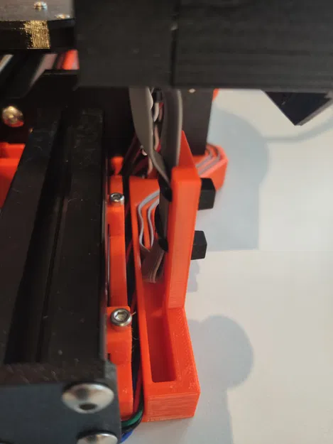 PRUSA MK4 Quản Lý Dây Cáp Từ Trước Ra Sau Màn Hình Đến Nguồn - Image 2