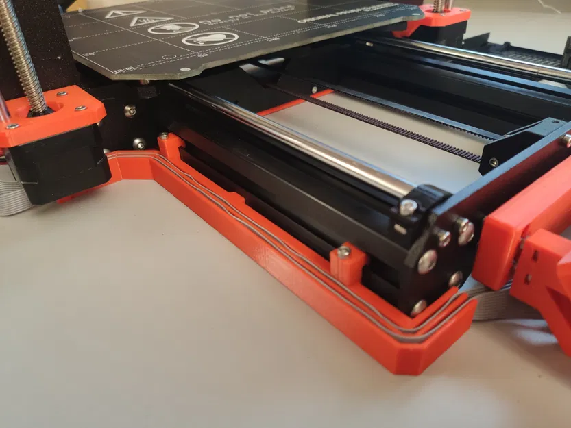 PRUSA MK4 Quản Lý Dây Cáp Từ Trước Ra Sau Màn Hình Đến Nguồn - Image 13