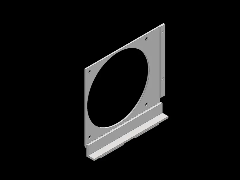 Giá Đỡ Quạt Ncase M2 140mm 120mm Có Hỗ Trợ GPU Modul - Image 4