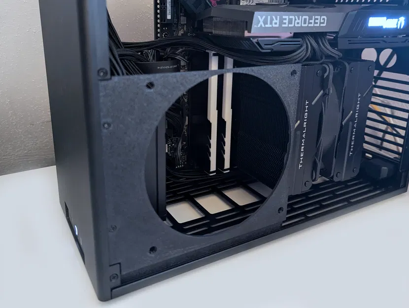 Giá Đỡ Quạt Ncase M2 140mm 120mm Có Hỗ Trợ GPU Modul - Image 5