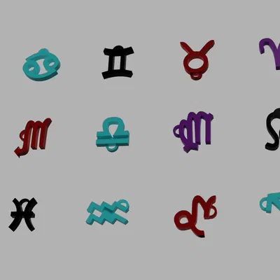 Móc Khóa 12 Cung Hoàng Đạo