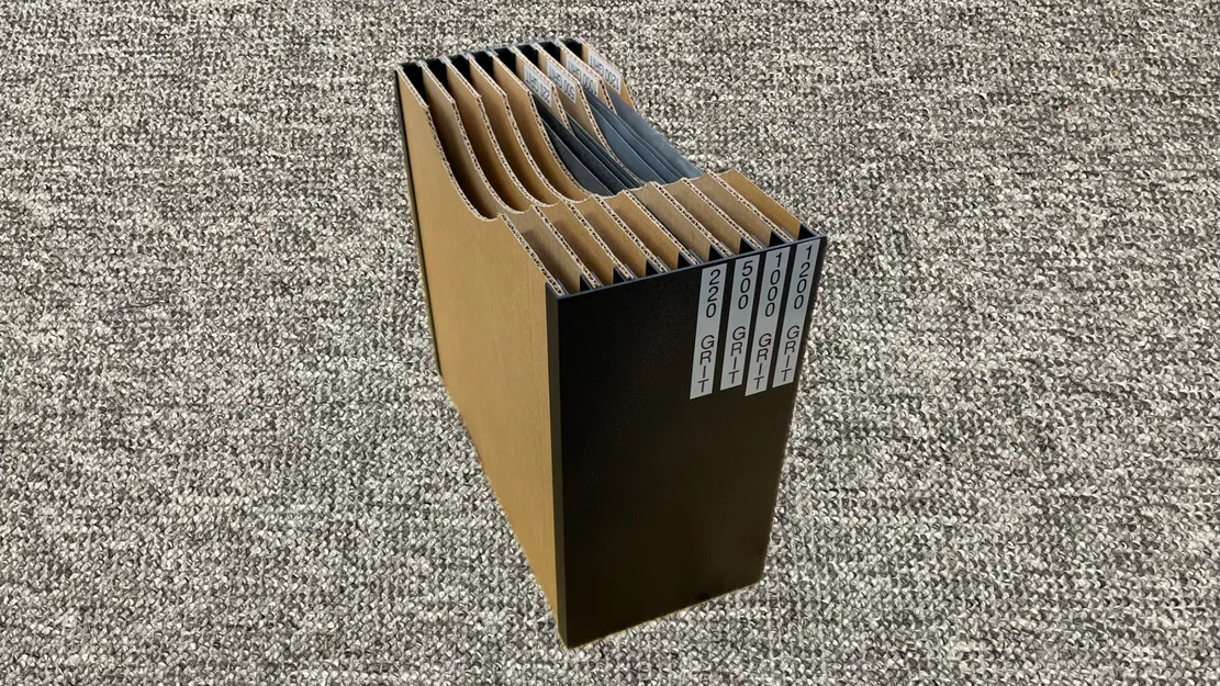 Kệ Đựng Giấy Nhám Bằng Bìa Carton - Image 2