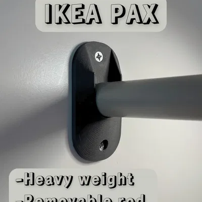 Giá đỡ thanh/cây 25 mm cho tủ quần áo, tủ đồ,...