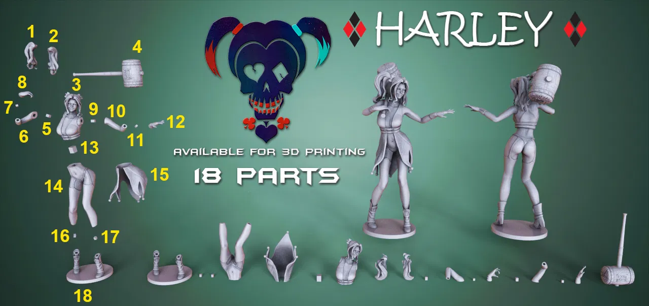 Tượng "HARLEY QUINN" - Image 1