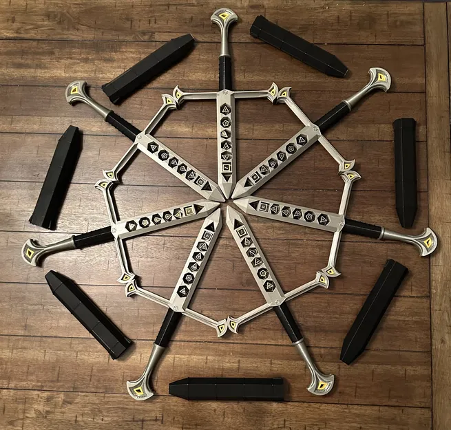 Anduril/Narsil - Lưỡi Kiếm RPG Đựng Xúc Xắc - Image 4