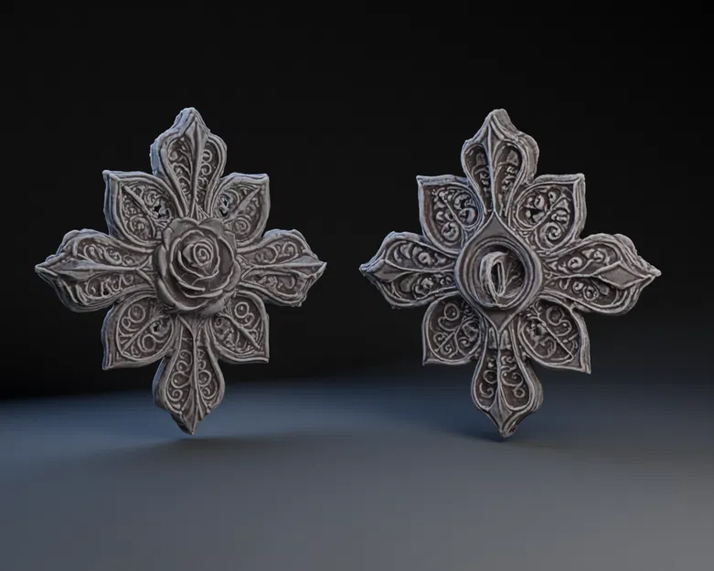 Ghim Cài Hoa Hồng Thập Tự Mary Ann Atwood - Image 1