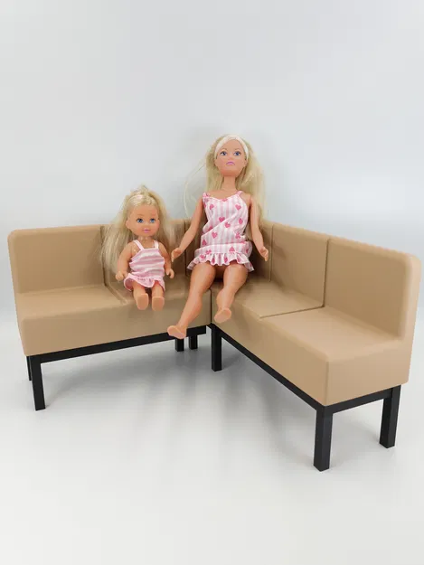 Bộ Ghế Sofa Búp Bê In 3D - Image 1
