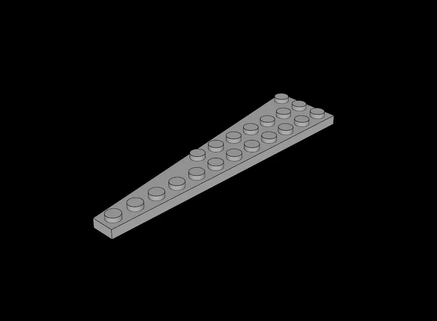 Cánh Lego Tương Thích (47398.dat) 3 x 12 Bên Phải - Image 1