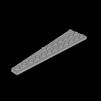 Cánh Lego Tương Thích (47398.dat) 3 x 12 Bên Phải