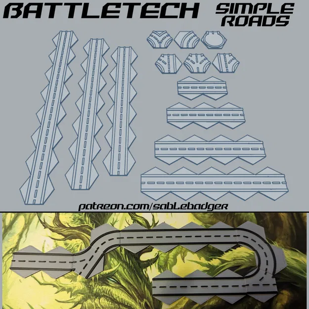 Battletech - Đường trên bản đồ Hex - Image 1