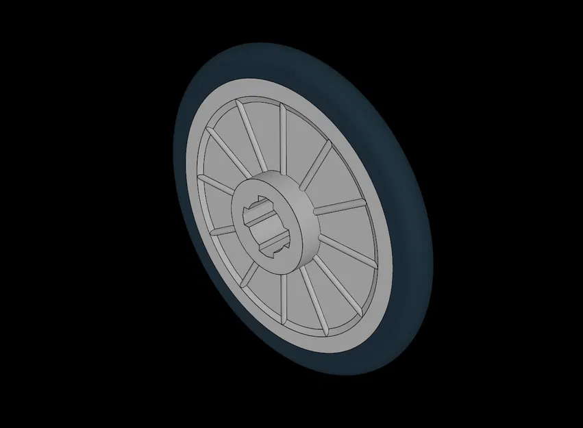 Bánh xe Lego Tương thích (24314p01.dat) 2 x 21 - Image 1