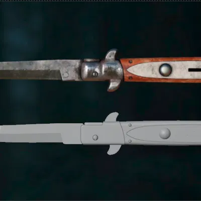 Dao Ellie trong The Last of Us - Mô hình 3D