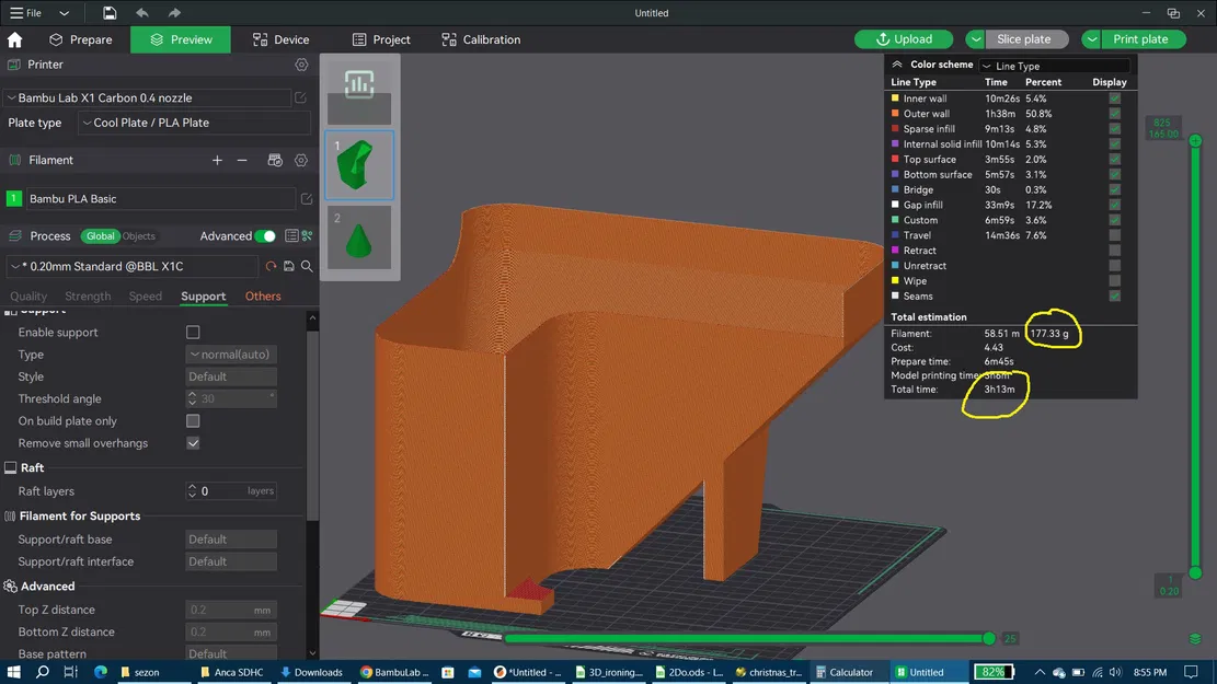 Máng hứng đồ thừa BambuLab X1/P1 siêu nhẹ - Image 2