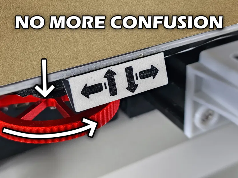 Chỉ Báo Hướng Vặn Núm Căn Mặt Bàn In 3D - Image 1