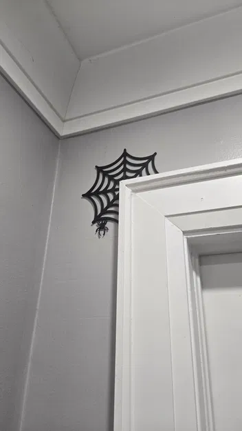 Trang Trí Góc Cửa Mạng Nhện Halloween - Image 2