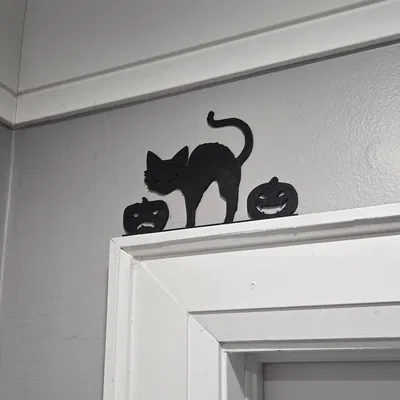 Mèo Halloween Cùng Bí Ngô