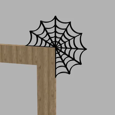 Trang trí khung cửa mạng nhện