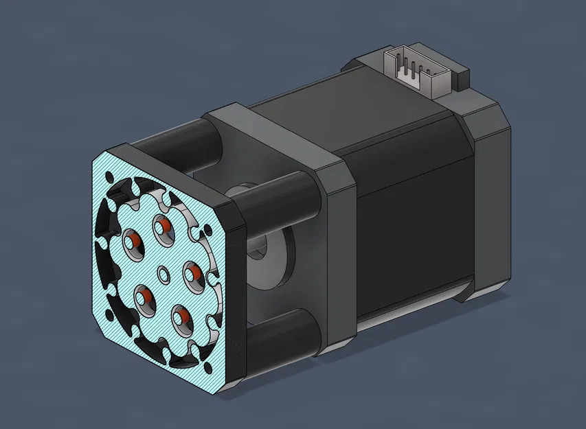 Cơ Cấu Truyền Động Bánh Răng Hành Tinh Cho Động Cơ Bước - Image 1