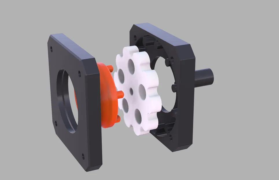 Cơ Cấu Truyền Động Bánh Răng Hành Tinh Cho Động Cơ Bước - Image 7