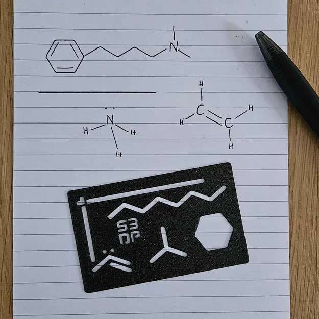Khuôn Vẽ Hóa Học Hữu Cơ Đơn Giản - Image 1