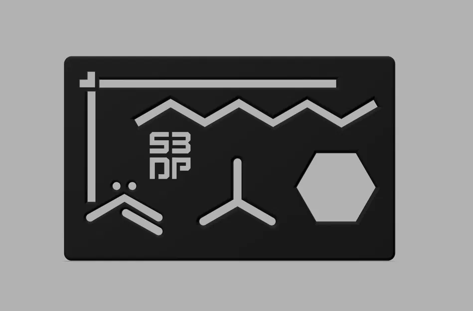 Khuôn Vẽ Hóa Học Hữu Cơ Đơn Giản - Image 2