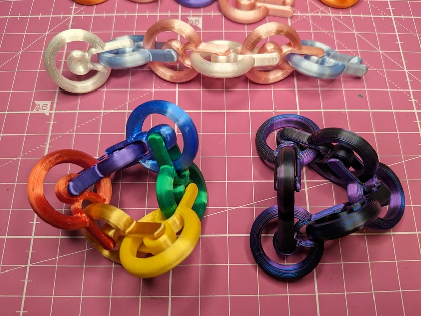Chuỗi Fidget Thoải Mái - Phiên Bản Bo Tròn Dễ In - Image 1