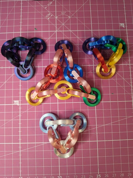 Chuỗi Fidget Thoải Mái - Phiên Bản Bo Tròn Dễ In - Image 3