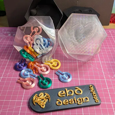 Chuỗi Fidget Thoải Mái - Phiên Bản Bo Tròn Dễ In