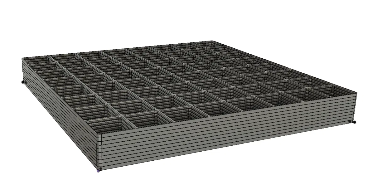 Lưới Gridfinity - Xếp Chồng Để In - Image 1