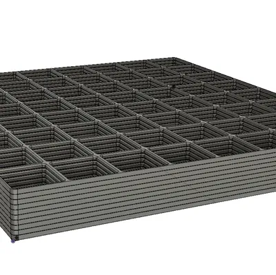 Lưới Gridfinity - Xếp Chồng Để In