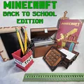 Back to School: Minecraft Edition - Mô hình in 3D - Thumbnail 1