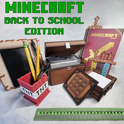 Back to School: Minecraft Edition - Mô hình in 3D
