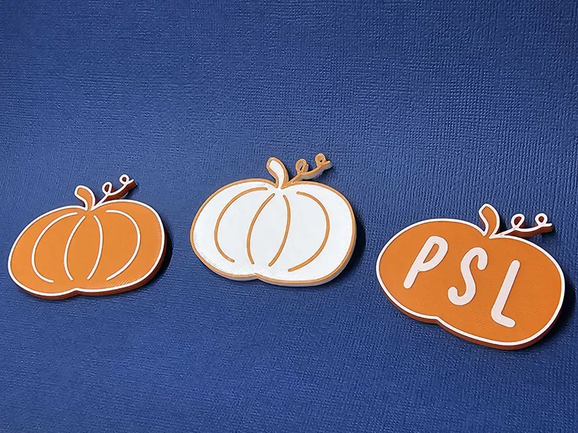 Những quả bí ngô mùa thu dễ thương có dây leo | Trang trí mùa thu | Nam châm Lễ Tạ ơn - Image 1