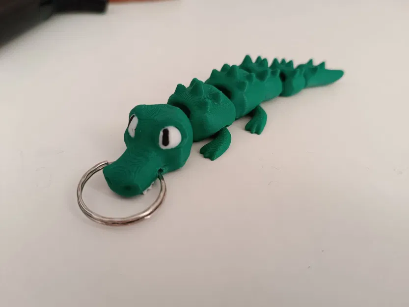 Móc Khóa Cá Sấu Flexy - Crocodile Flexy Keychain - Image 2