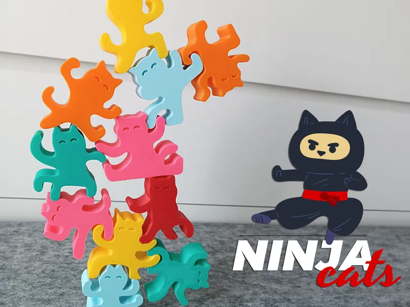 Trò Chơi Xếp Hình Mèo Ninja - Image 1